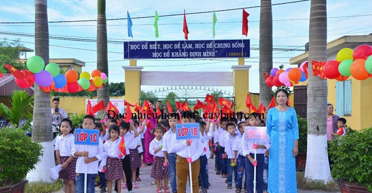 Nam Định: Gần 400 học sinh trường Tiểu học A Đại Thắng đón khai giảng với tự hào của một đơn vị xanh – sạch – đẹp!