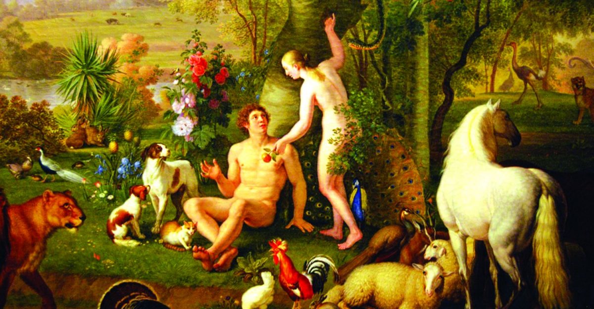 Adam, Eva, trái cấm vườn địa đàng và phê bình luân lí học văn học