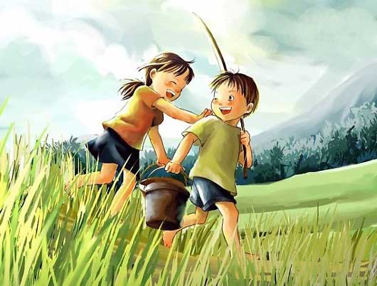 Những ngày thơ ấu. Ảnh mạng