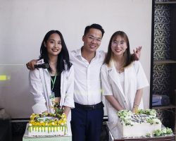Anh Xuân Thời với Trang Bùi và Hương Trà trong Kỷ niệm 5 năm CBT - Hà Nội ngày 5.8.2022