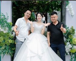 Từ trái qua phải Anh Xuân Thời - Đinh Lan Audio - anh Dương Xuân Hùng